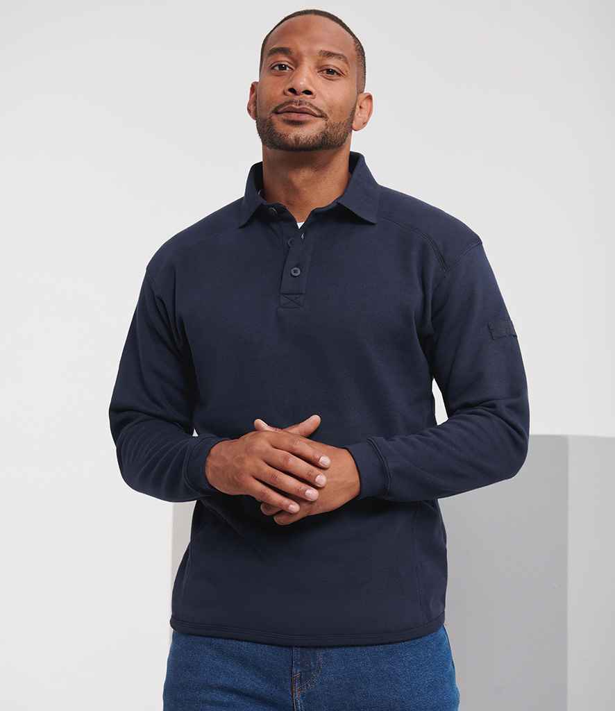 012M Russell Athletic Heavy Duty Collar Sweatshirt
