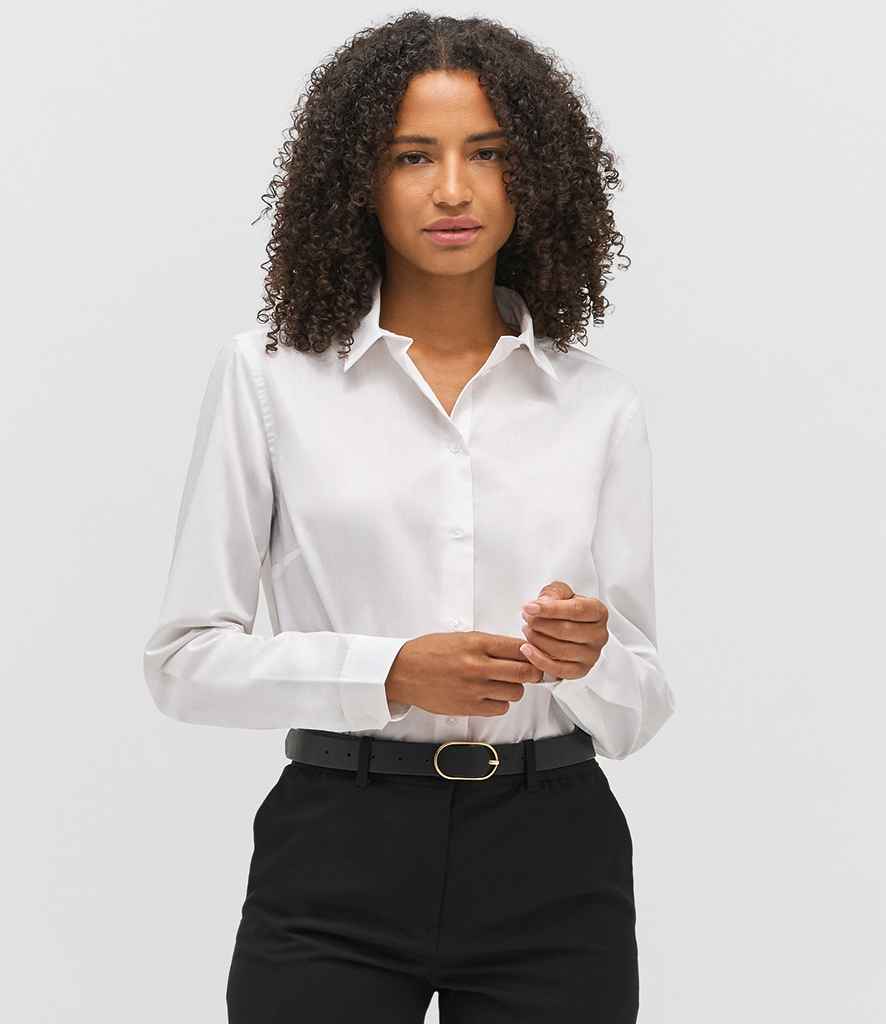 04771 SOL'S Ladies Bailey Long Sleeve Poplin Shirt