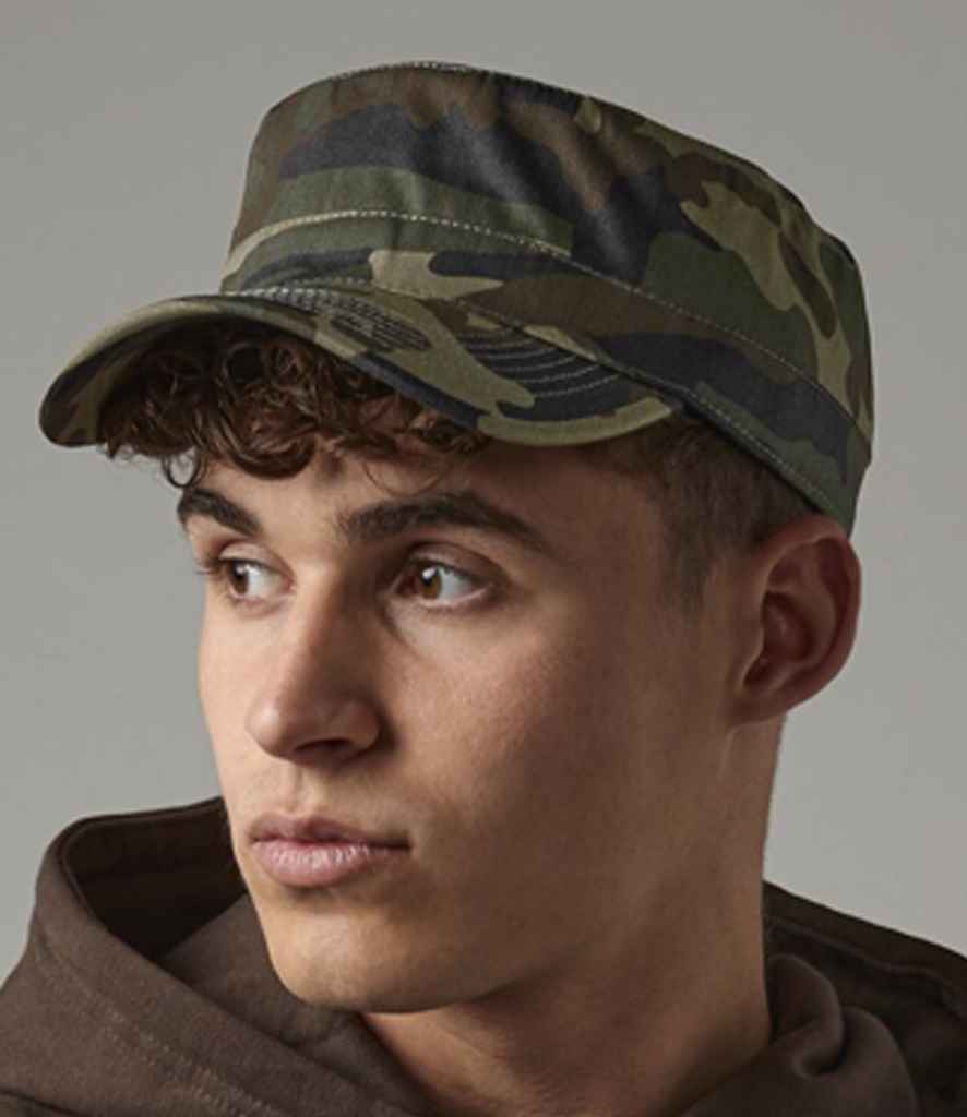BB33 Beechfield Camo Army Cap