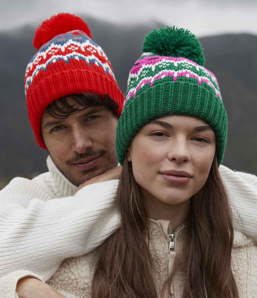 BB528 Beechfield Retro Ski Beanie