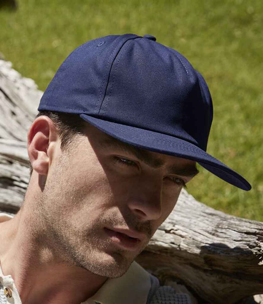 BB64N Beechfield Organic Cotton Unstructured 5 Panel Cap