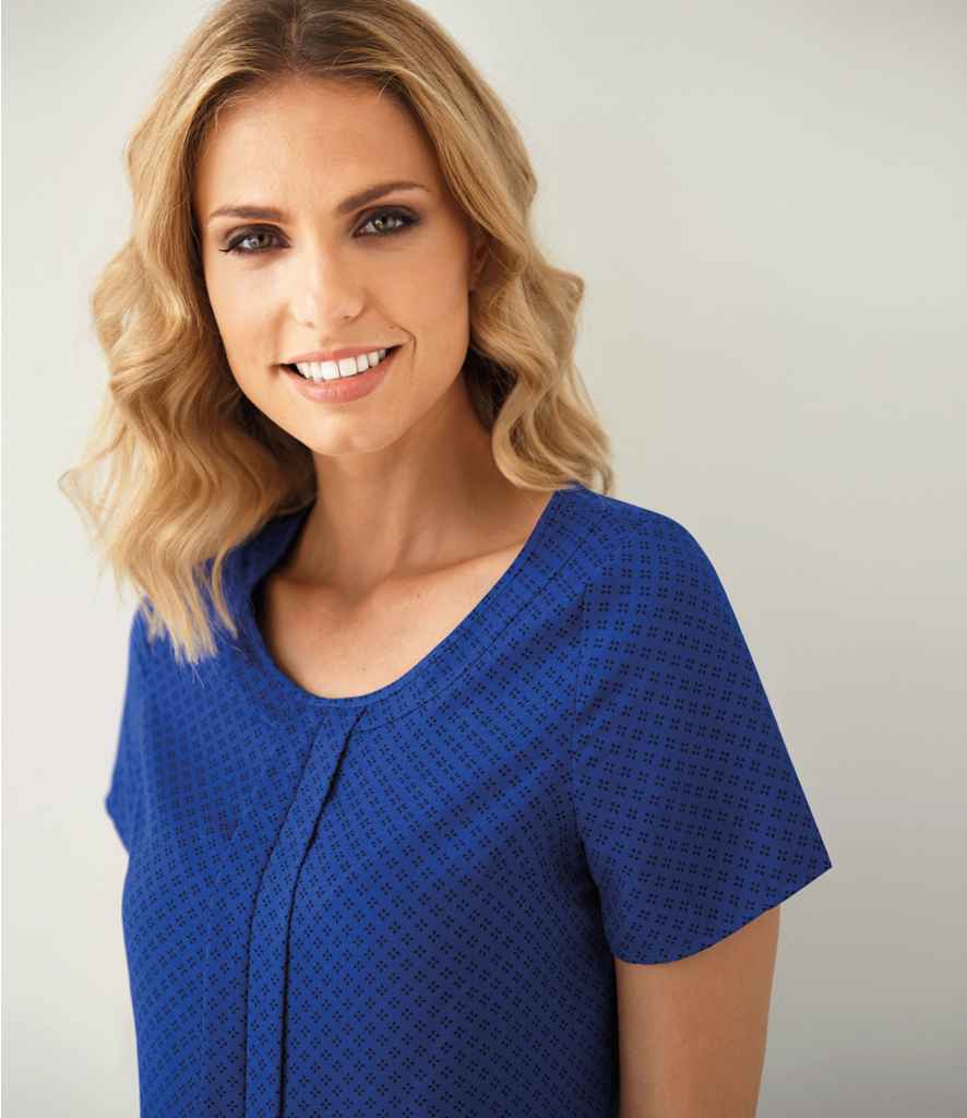 BK142 Brook Taverner Ladies Verona Short Sleeve Shirt