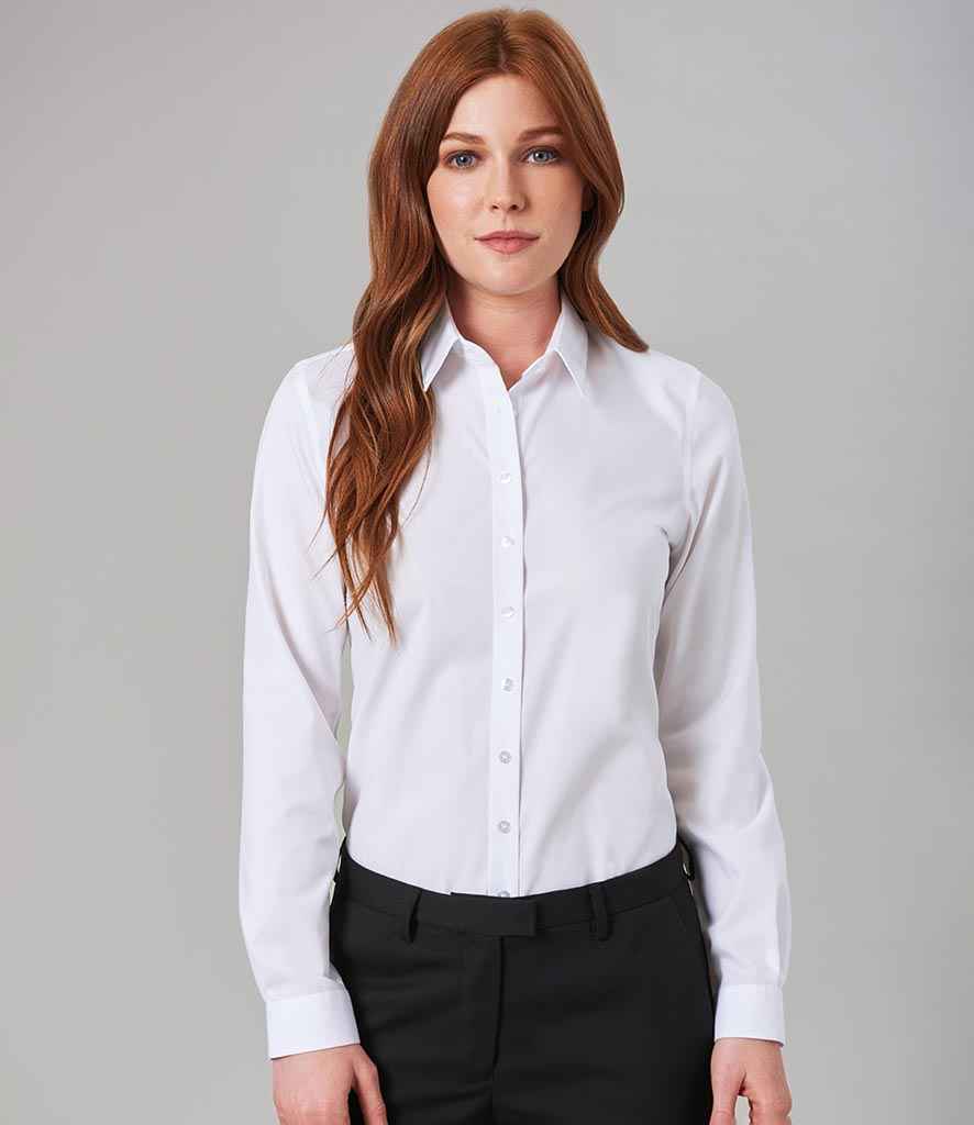BK591 Brook Taverner Ladies Silvi Fitted Long Sleeve Blouse