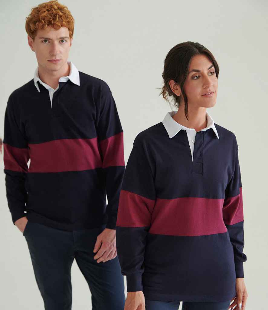 FR7 Front Row Panelled Rugby Shirt