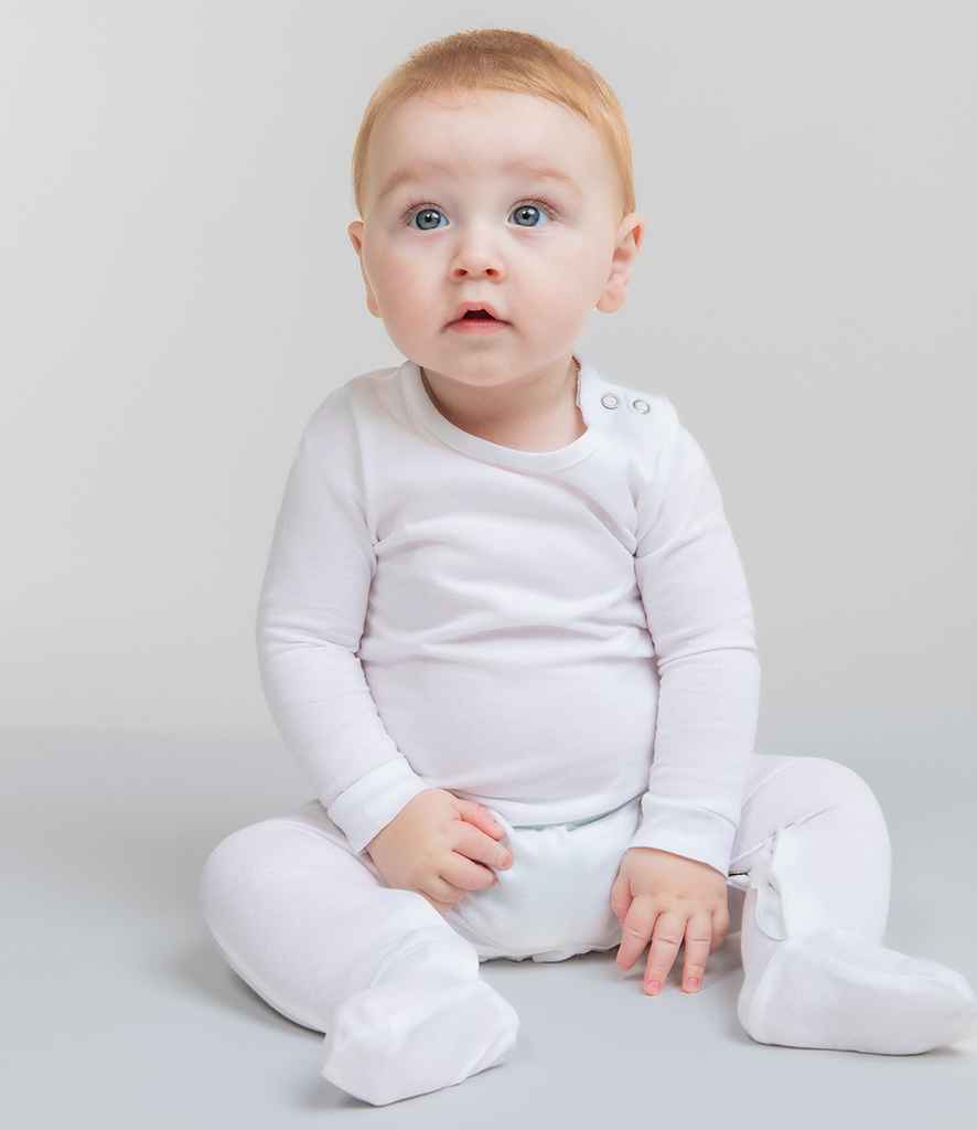 LW650T Larkwood Organic Baby Sleepsuit