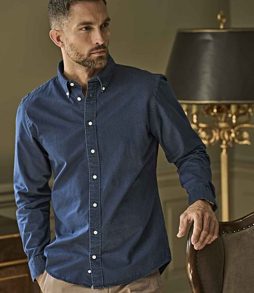 T4002 Tee Jays Long Sleeve Casual Twill Shirt