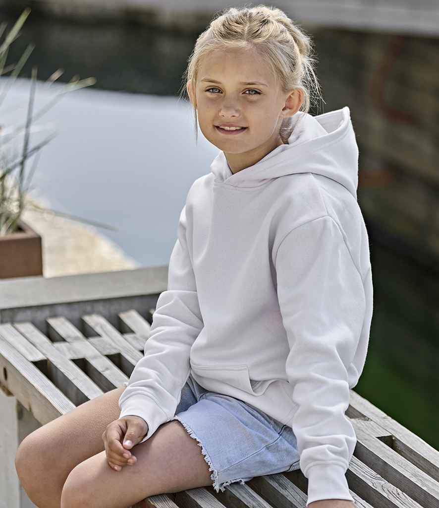 T5152B Tee Jays Kids Unlabeled Hooded Sweatshirt