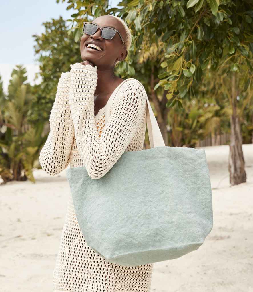 W466 Westford Mill Soft Washed Jute Beach Bag